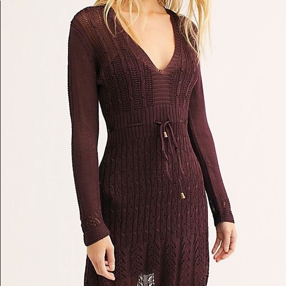 Free People Dresses & Skirts - Free People Miranda Sweater Mini Dress